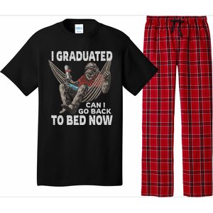 Funny Graduation I Graduated Can I Go Back To Bed Now Pajama Set