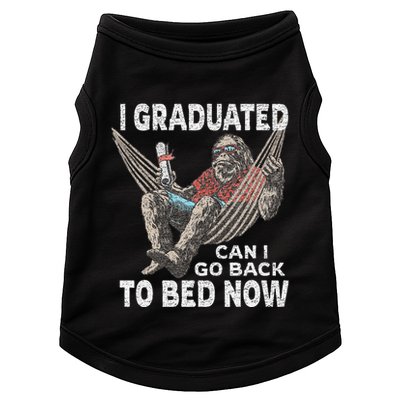 Funny Graduation I Graduated Can I Go Back To Bed Now Doggie Tank