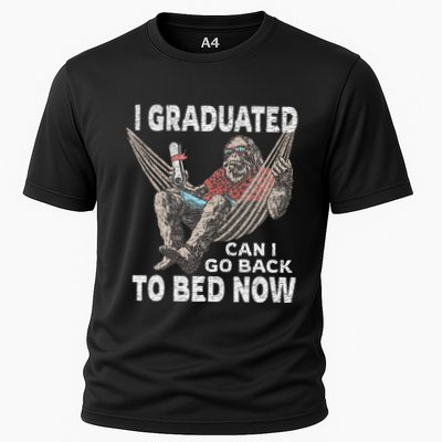 Funny Graduation I Graduated Can I Go Back To Bed Now Performance Shirt