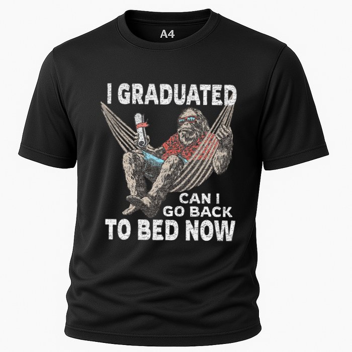 Funny Graduation I Graduated Can I Go Back To Bed Now Performance Shirt