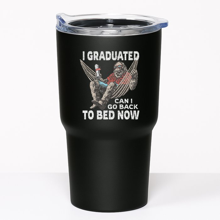 Funny Graduation I Graduated Can I Go Back To Bed Now Tumbler