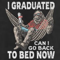 Funny Graduation I Graduated Can I Go Back To Bed Now 25L Jumbo Tote