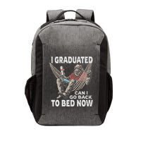 Funny Graduation I Graduated Can I Go Back To Bed Now Vector Backpack