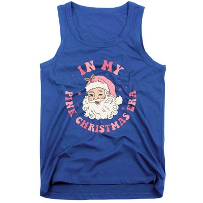 Funny Groovy In My Pink Christmas Era Xmas Gift Tank Top