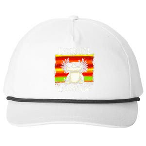 Funny Graphic I Axolotl Questions Snapback Five-Panel Rope Hat