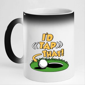 Funny Golfing Id Tap That 11oz Black Color Changing Mug