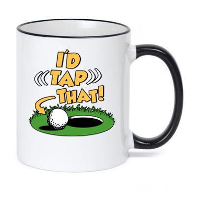 Funny Golfing Id Tap That 11oz Black Color Changing Mug