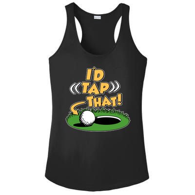 Funny Golfing Id Tap That Ladies PosiCharge Competitor Racerback Tank