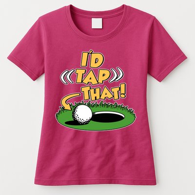 Funny Golfing Id Tap That Womens T-Shirt