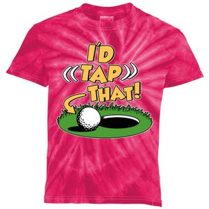 Funny Golfing Id Tap That Kids Tie-Dye T-Shirt