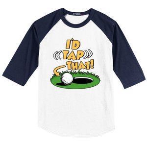 Funny Golfing Id Tap That Baseball Sleeve Shirt