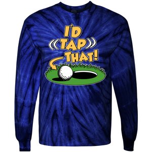 Funny Golfing Id Tap That Tie-Dye Long Sleeve Shirt