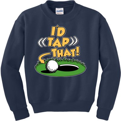 Funny Golfing Id Tap That Kids Sweatshirt