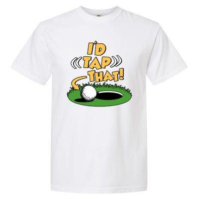 Funny Golfing Id Tap That Garment-Dyed Heavyweight T-Shirt