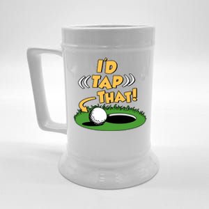 Funny Golfing Id Tap That Beer Stein