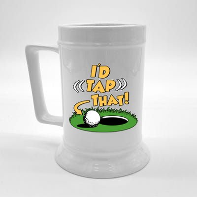 Funny Golfing Id Tap That Beer Stein