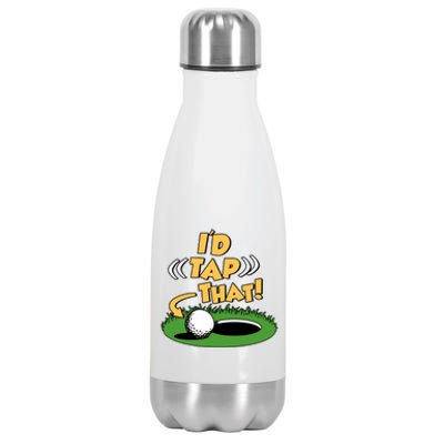 Funny Golfing Id Tap That Stainless Steel Insulated Water Bottle