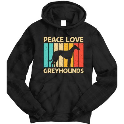 Funny Greyhound Italian Greyhound Rescue Dog Tie Dye Hoodie