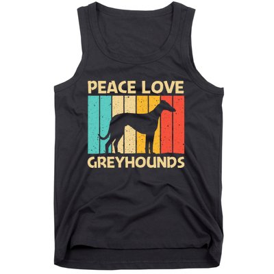 Funny Greyhound Italian Greyhound Rescue Dog Tank Top