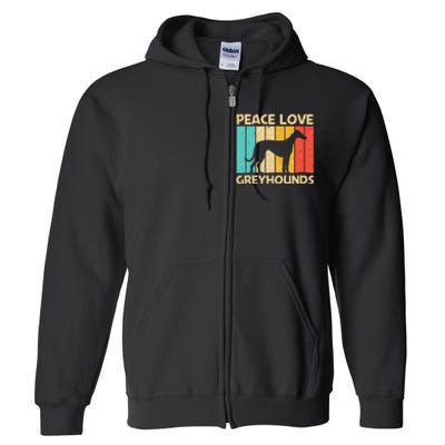 Funny Greyhound Italian Greyhound Rescue Dog Full Zip Hoodie