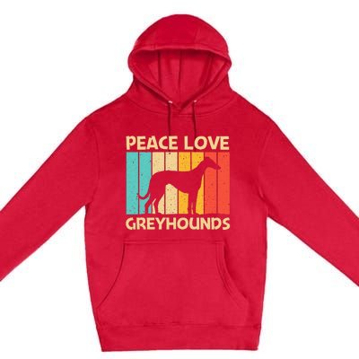 Funny Greyhound Italian Greyhound Rescue Dog Premium Pullover Hoodie