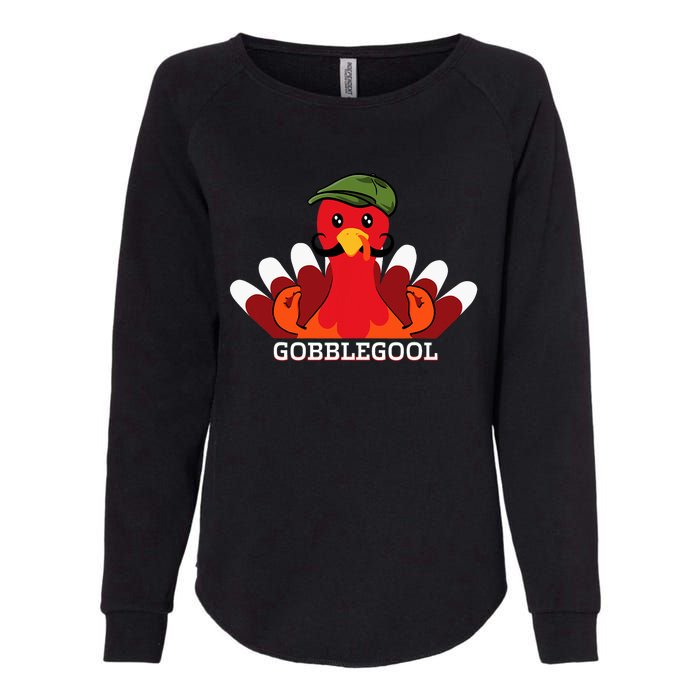 Funny Gobblegool Italian Gobble Turkey Day Fall Thanksgiving Womens California Wash Sweatshirt