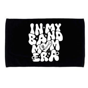 Funny Groovy In My Band Mom Era Trendy Band Mom Gift Microfiber Hand Towel