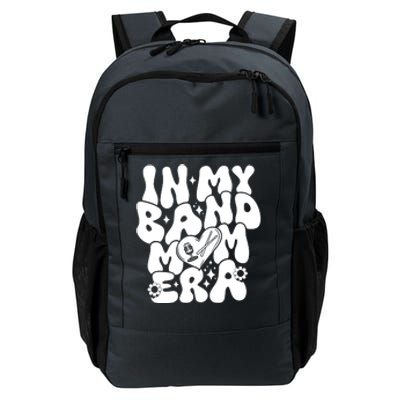 Funny Groovy In My Band Mom Era Trendy Band Mom Gift Daily Commute Backpack