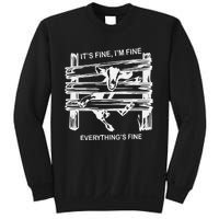 Funny Goat It's Fine I'm Fine Everything Is Fine Sweatshirt