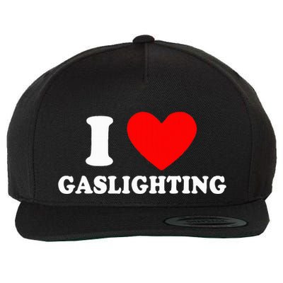 Funny Gaslight I Love Gaslighting  Wool Snapback Cap