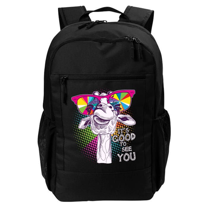 Funny Giraffe It's Good To See You Backpack