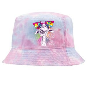 Funny Giraffe It's Good To See You Tie-Dyed Bucket Hat