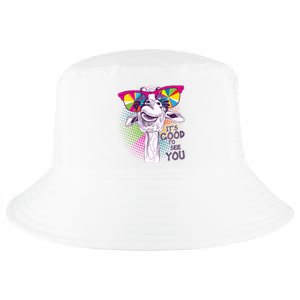 Funny Giraffe It's Good To See You Cool Comfort Performance Bucket Hat