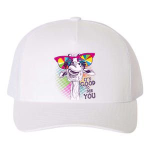 Funny Giraffe It's Good To See You Yupoong Adult 5-Panel Trucker Hat