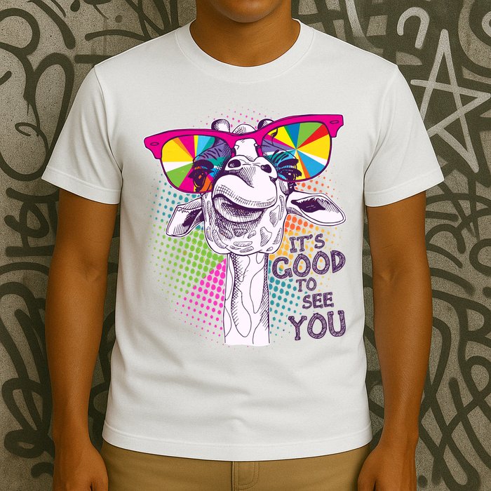 Funny Giraffe It's Good To See You T-Shirt