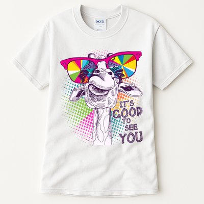 Funny Giraffe It's Good To See You Tall T-Shirt