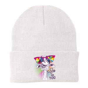 Funny Giraffe It's Good To See You Knit Cap Winter Beanie