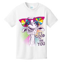 Funny Giraffe It's Good To See You Kids T-Shirt