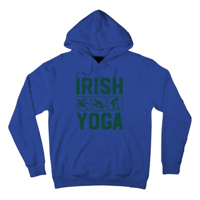 Funny Green Irish Yoga St Patricks Day Funny Gift Hoodie