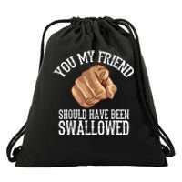 Funny Gift Inappropriate Adult Humor Sarcastic Sex Gift Rude Gag Drawstring Bag