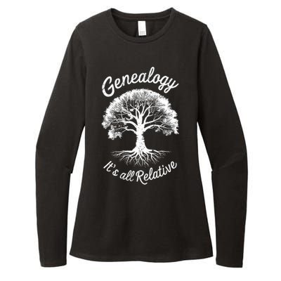 Family Genealogy Its All Relative Gift Womens CVC Long Sleeve Shirt