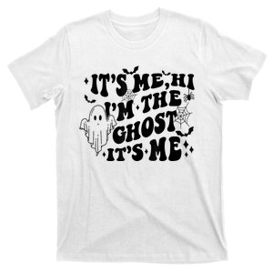 Funny Groovy Its Me Hi Im The Ghost Its Me Halloween T-Shirt