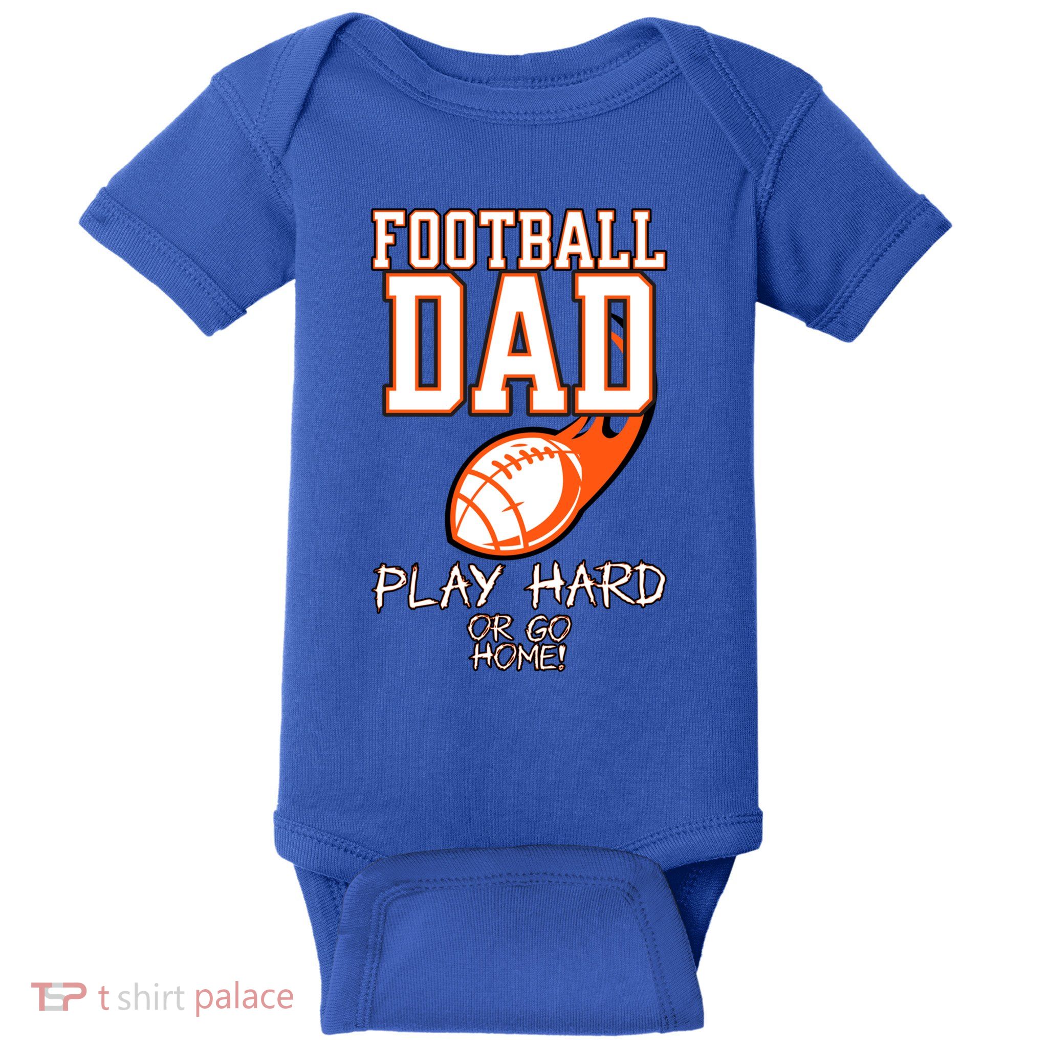 Funny Gift Idea Football FatherS Day Best Dad Stadium Gift Baby Bodysuit