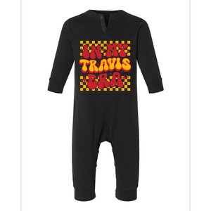 Funny Groovy In My Travis Era Infant Fleece One Piece