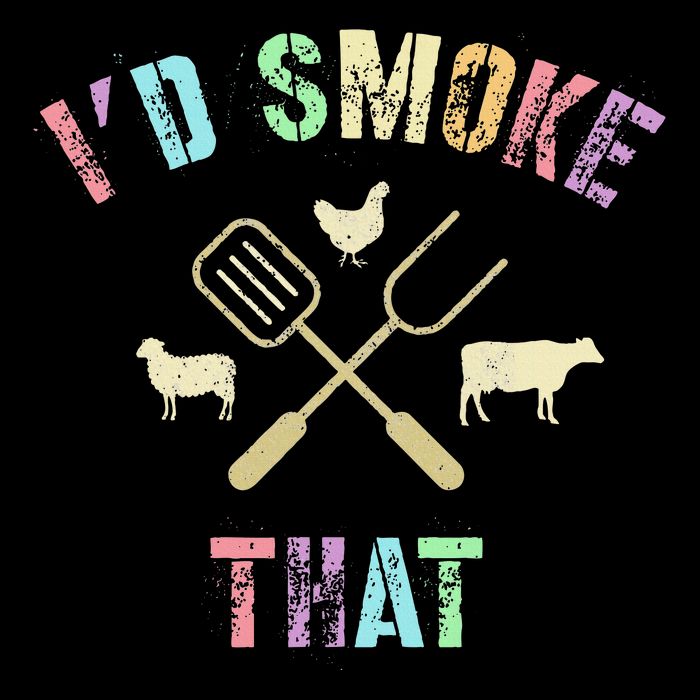 Funny Grilling ID Smoke That Grills Chef Pit Meat Gangster Flexfit Unipanel Trucker Cap