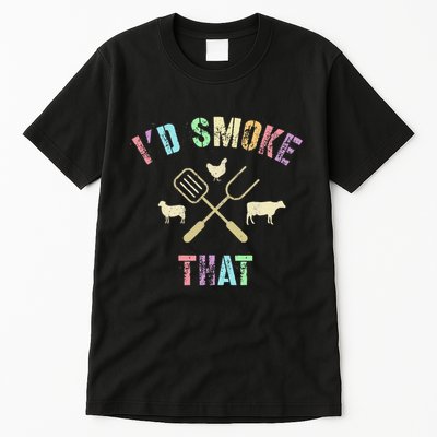 Funny Grilling ID Smoke That Grills Chef Pit Meat Gangster Tall T-Shirt