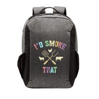 Funny Grilling ID Smoke That Grills Chef Pit Meat Gangster Vector Backpack
