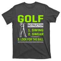 Funny Golf Instructions T-Shirt