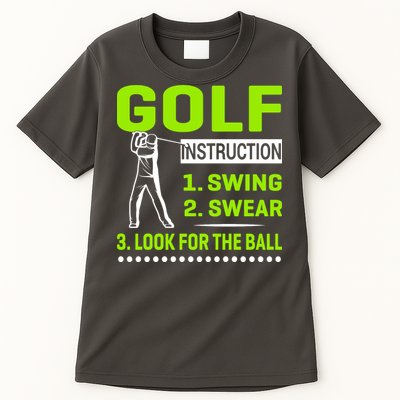 Funny Golf Instructions Tall T-Shirt