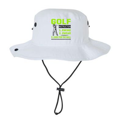 Funny Golf Instructions Legacy Cool Fit Booney Bucket Hat